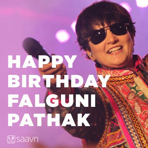 Happy 57th Birthday to Indian Singer & Live Performing Artist,
\"Dandiya Queen\,
Falguni Pathak Ji. 