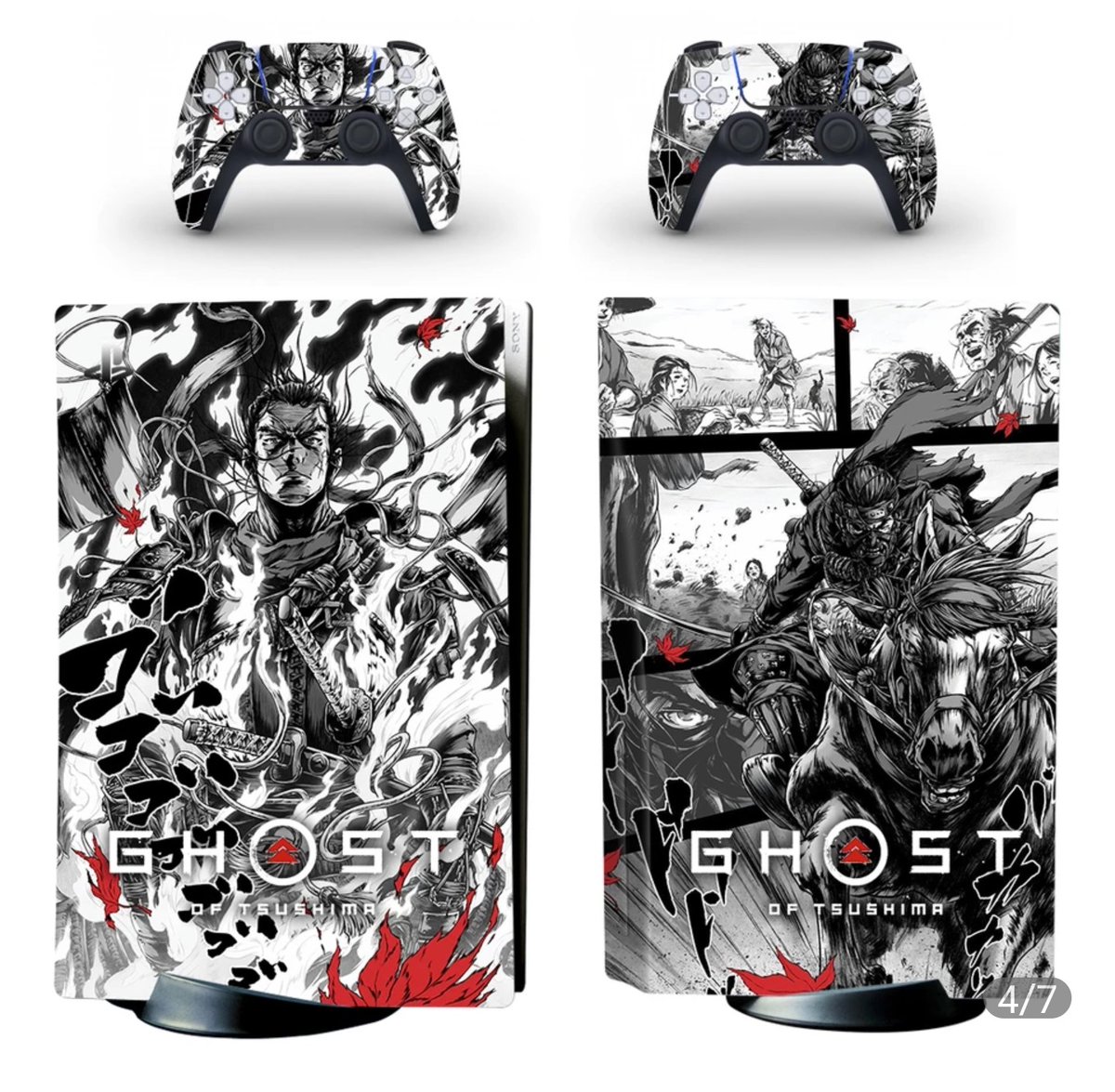 LiquidSwords14's tweet photo. Got this on order 😃 #GhostOfTsushima #suckerpunchprod #decal #ps5skin #ps5decal #playstation #ps5 https://t.co/VCRMBReVbc