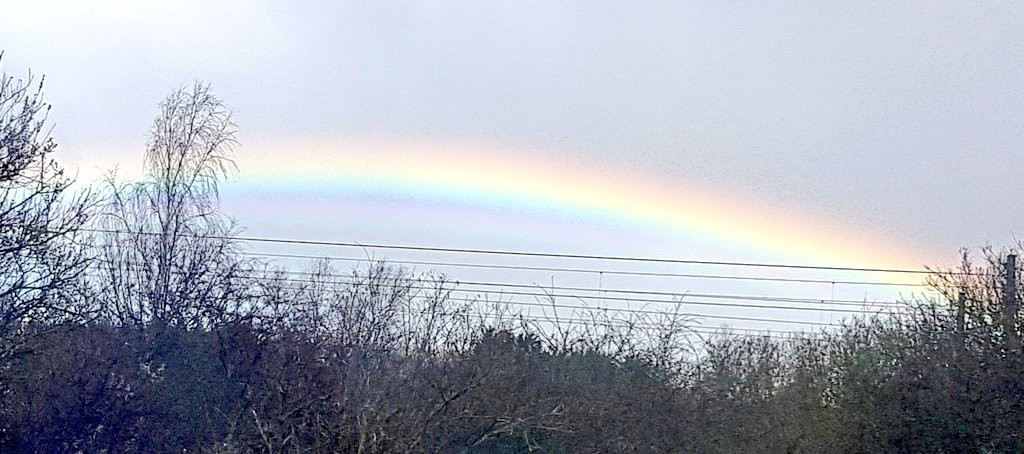 Saw an amazing rainbow today 🌈
💫❤💛💖💙
#chasingrainbows