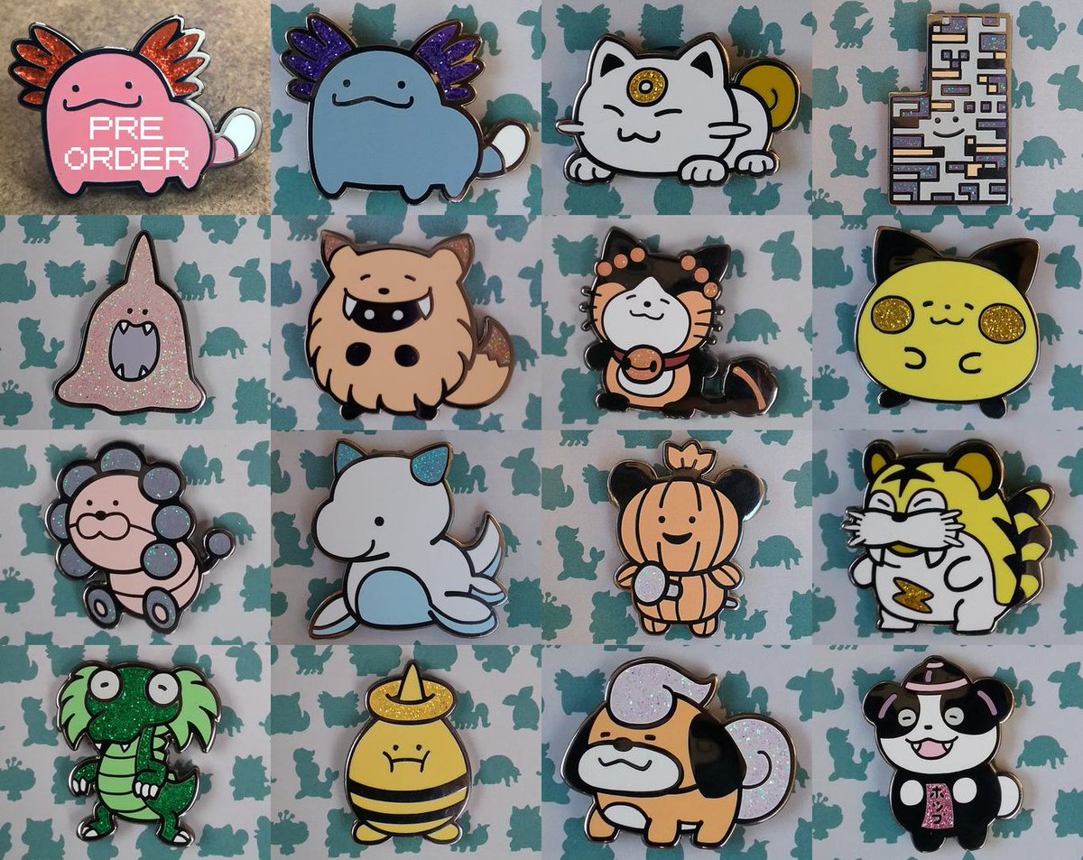 Reminder that if you would like to support my art, there are a ton of missing number pins still available, with more on the way~