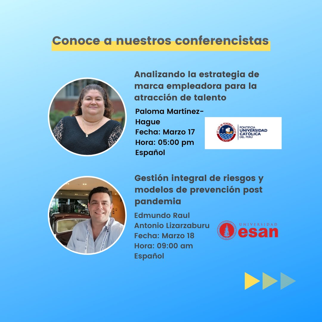AdmonURosario's tweet photo. ¡Vive una semana llena de conocimiento! 🧑‍💻👩‍💻

Tendremos a expertos internacionales🌎, quienes compartirán sus historias y conocimientos para fortalecer tu perfil profesional y personal 💪

Inscríbete aquí 👉: https://t.co/cmSN1obUbu https://t.co/9E54Ai8x5W