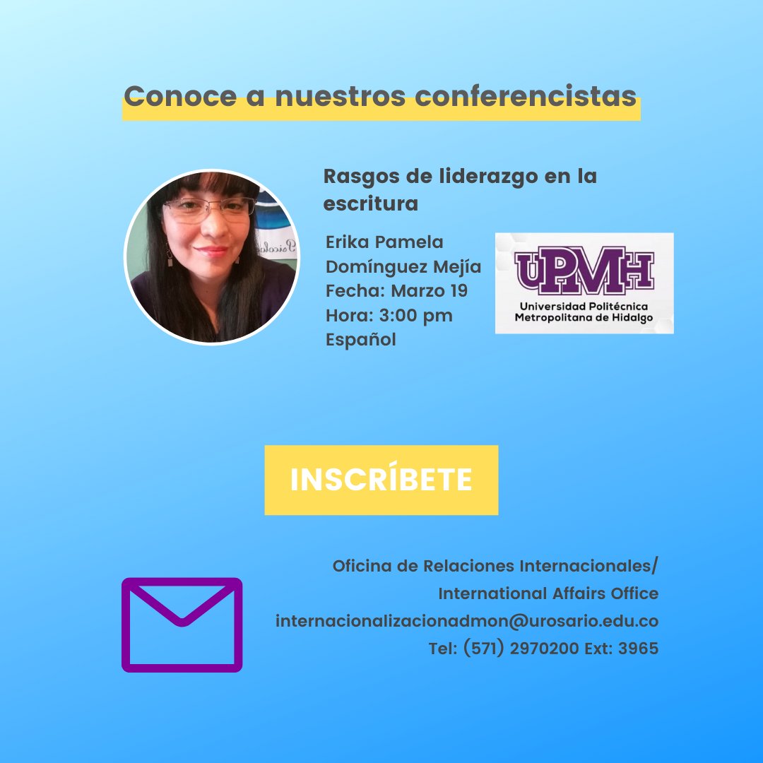 ¡Vive una semana llena de conocimiento! 🧑‍💻👩‍💻

Tendremos a expertos internacionales🌎, quienes compartirán sus historias y conocimientos para fortalecer tu perfil profesional y personal 💪

Inscríbete aquí 👉: bit.ly/3bE6a5a