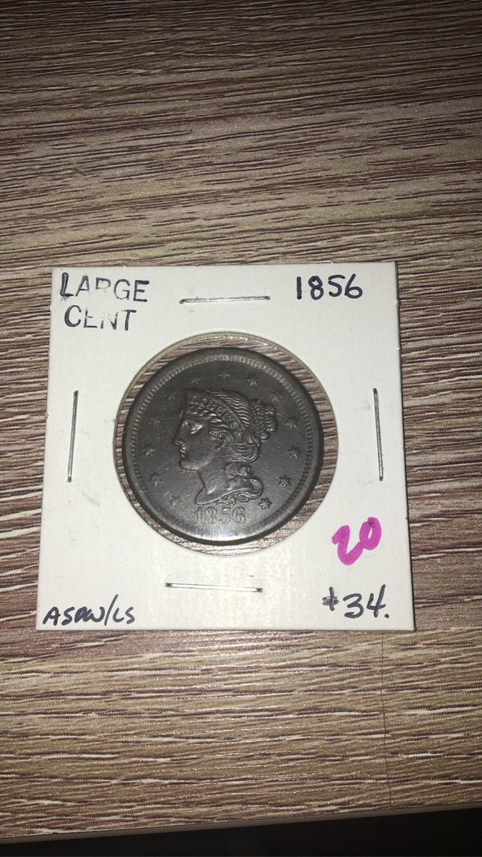 coinguy50's tweet photo. Pickups from todays trip to the local coin shop

1916 D Mercury
1807 Large Cent
1826 Half Cent
1856 Large Cent https://t.co/smLEE9Ja4V