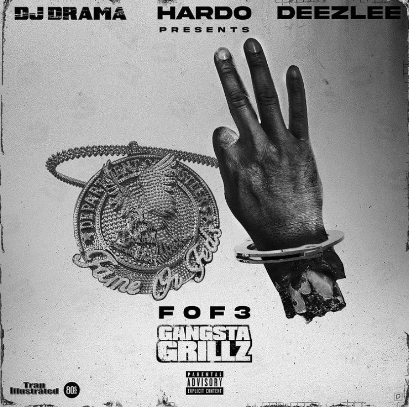 by_dmart's tweet photo. @DJDRAMA x @trapnhardo x @068deezlee - GANGSTA GRILLZ: FOF3 (Offical Artwork)

Art direction by me. 
3D Design by @madebystunnab https://t.co/HCPXUUKzZ6