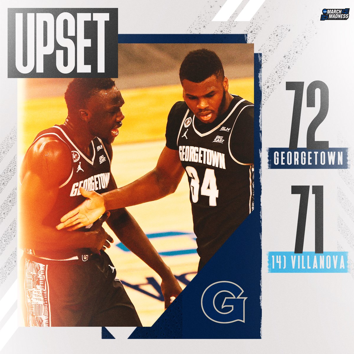 DOWN GOES NOVA! 😱

Georgetown STUNS top-seeded Villanova in the Big East Tournament! #HOYASAXA