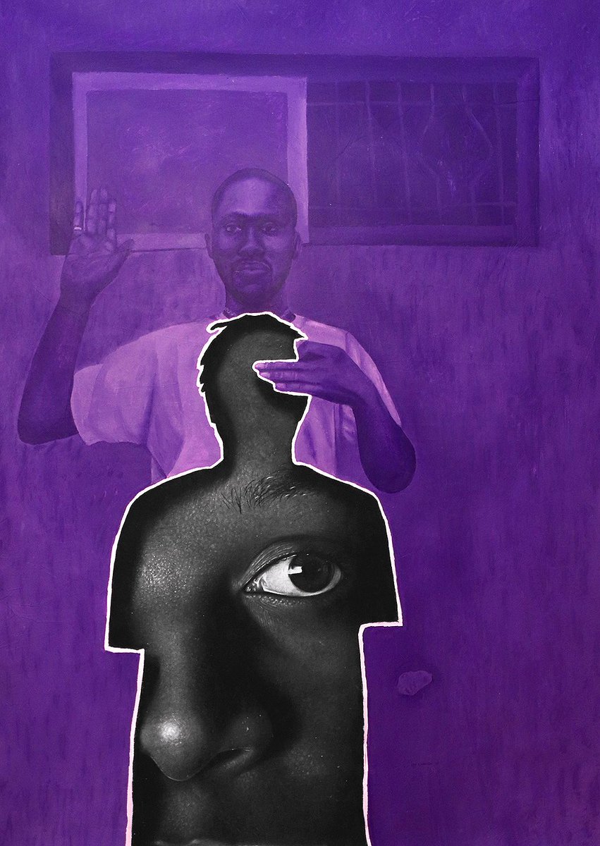 BeautifulBzarre's tweet image. “A Different Kind of Pledge”. The work Ken Nwadiogbu is so wonderfully expressed. Don&apos;t miss his solo exhibition “Ubuntu”, on view at @ThinkspaceArt! 
...
#beautifulbizarre #KenNwadiogbu #thinkspaceprojects #popsurrealism #newcontemporary #figurativeart #surrealism