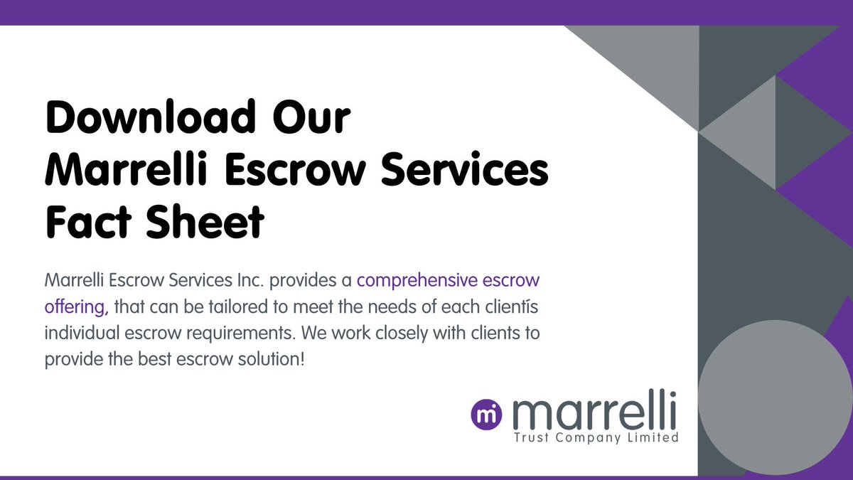 Marrelli Trust Company Limited tweet media