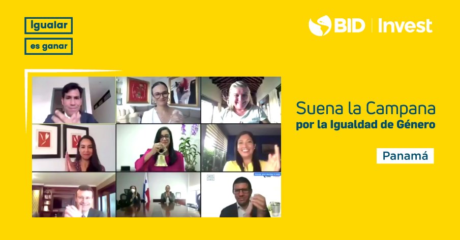 Nos unimos a @BVPanama, para tocar la Campana por la #IgualdadDeGénero en 🇵🇦, para crear consciencia sobre el papel que las empresas y mercados desempeñan por una participación plena de las mujeres.  
#RingTheBellForGenderEquality

🎥 Revive este evento: youtu.be/_ys8JS2RsVU