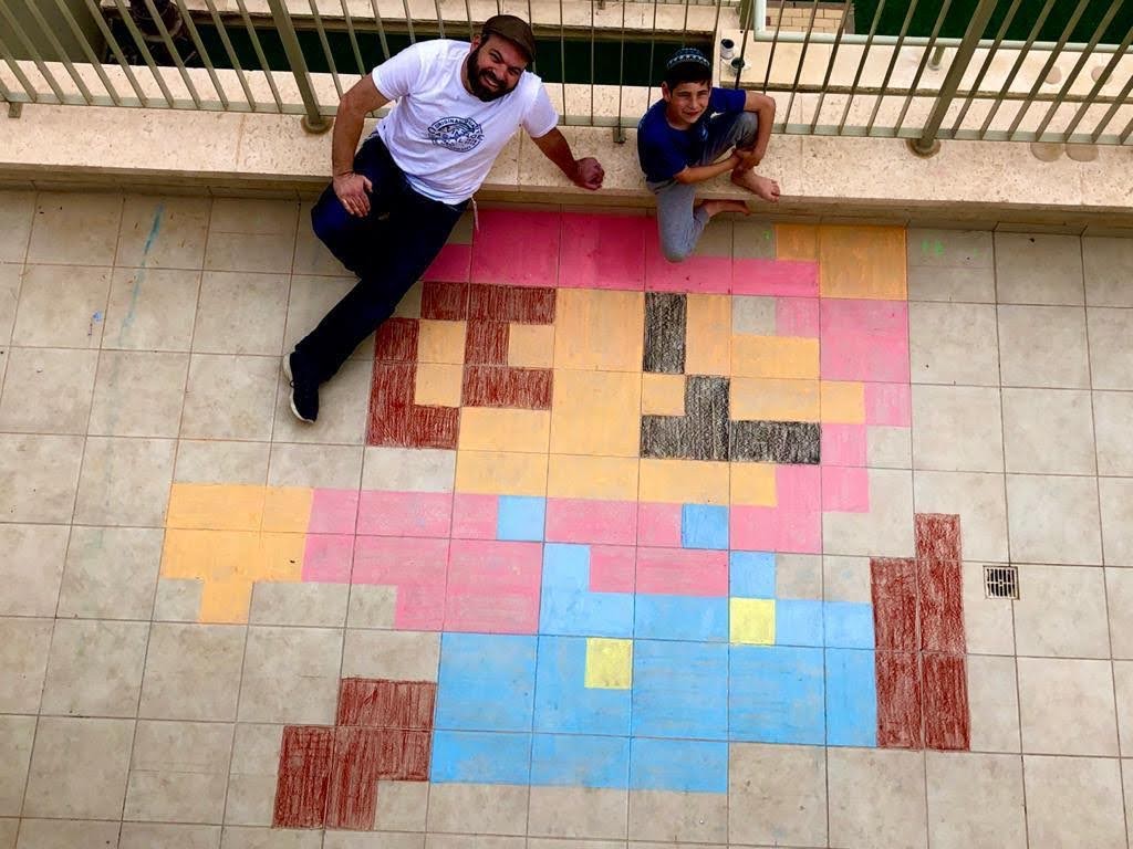 abebrauner's tweet image. Best quarantine art :)