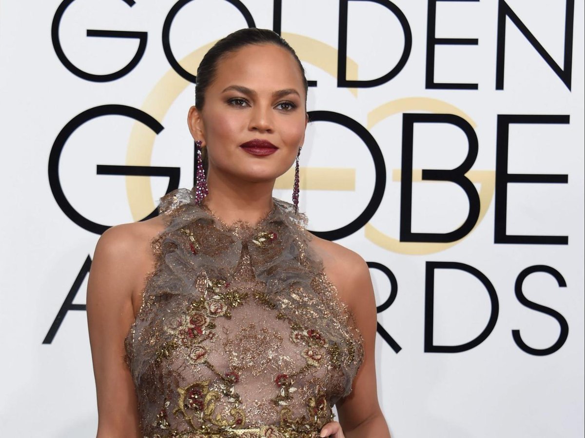 Chrissy Teigen once mistook Michael Keaton for a waiter at a Golden Globes afterparty