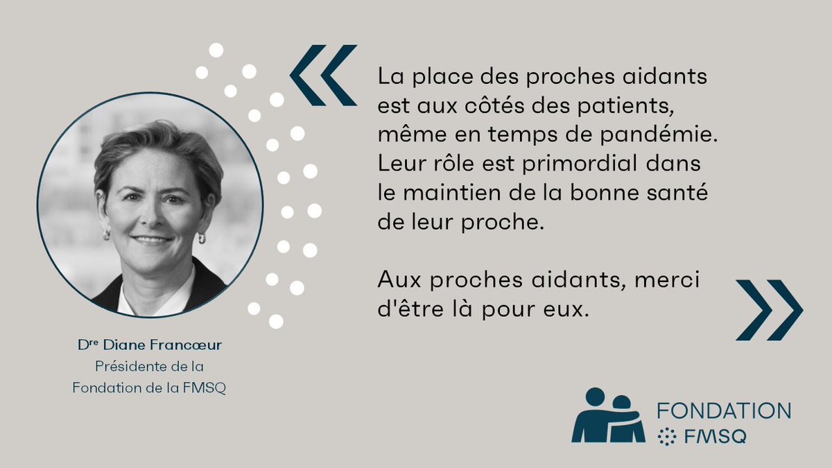 Fondation de la FMSQ (@fondationfmsq) on Twitter photo En cette journée nationale de commémoration des victimes de la #COVID19, la Fondation a une pensée particulière pour les proches aidants pour qui les derniers mois ont été très difficiles, ainsi que pour ceux qui ont dû malheureusement vivre la perte d'un être cher.
#11marsQC En cette journée nationale de commémoration des victimes de la #COVID19, la Fondation a une pensée particulière pour les proches aidants pour qui les derniers mois ont été très difficiles, ainsi que pour ceux qui ont dû malheureusement vivre la perte d'un être cher.
#11marsQC