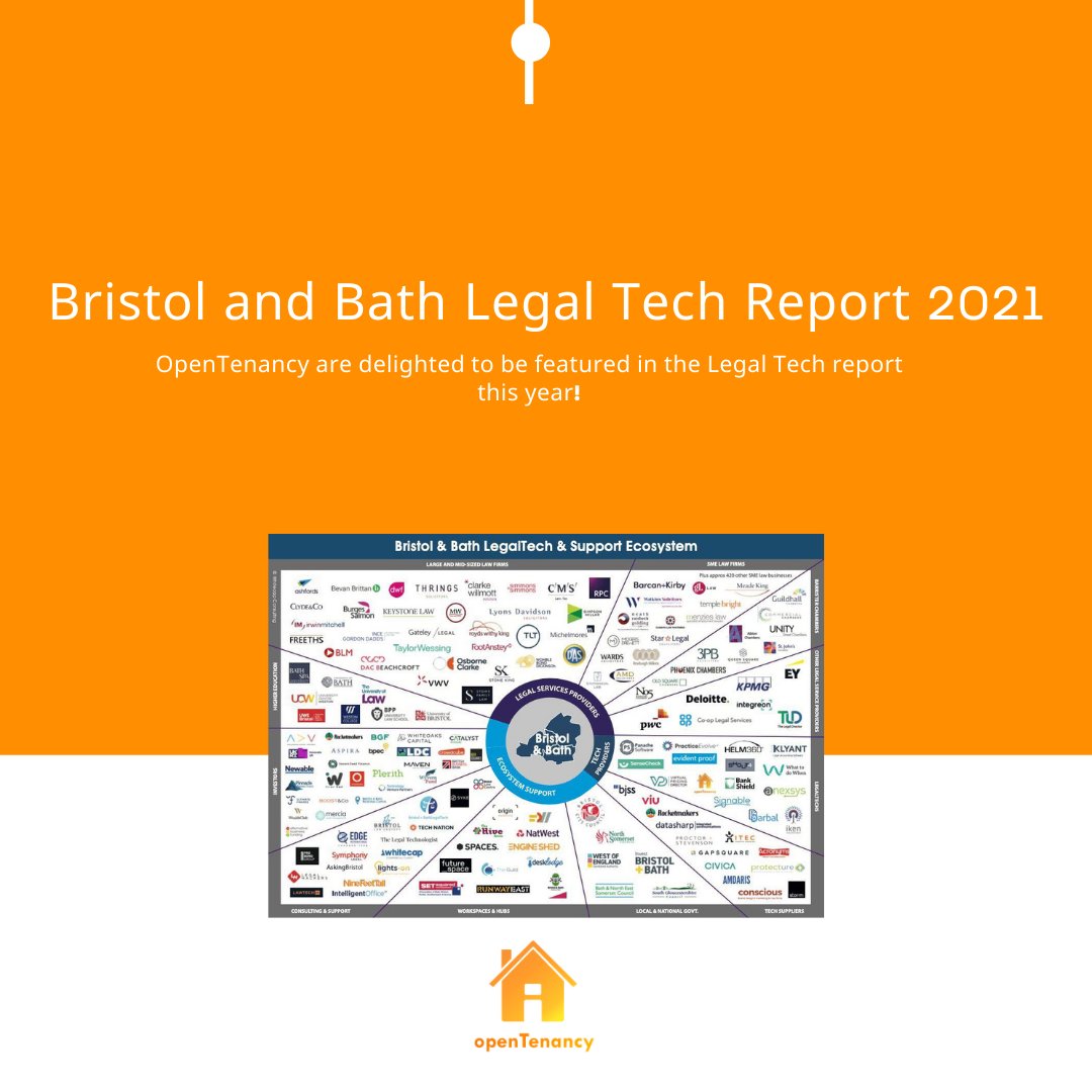 opentenancy_'s tweet photo. The openTenancy team are delighted to have been a part of this report, which conducted research on the role and innovation of Legal Tech within Bristol and Bath. Check it out if you have a chance!

#legaltech #lawtech #opentenancy #a2j #opensource https://t.co/fEgJUnSEkU