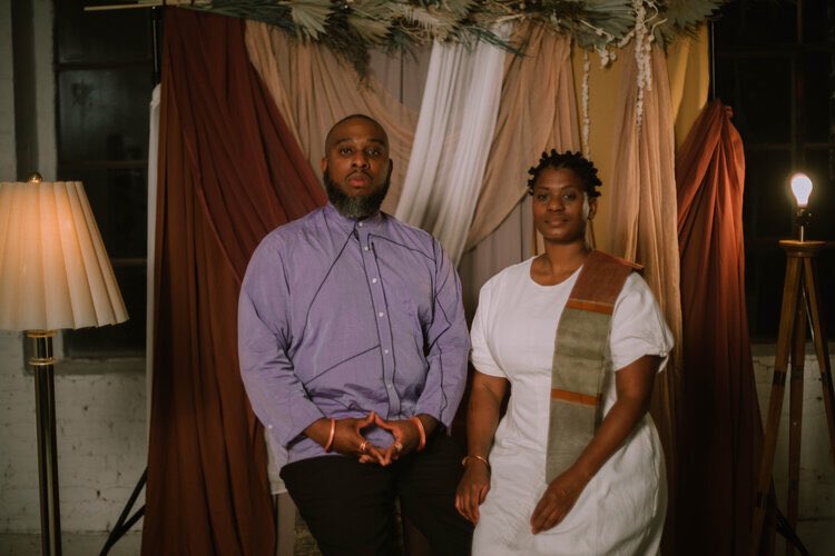 Blkuntold's tweet photo. One of our final editions, Shahkeem + Tanika reflect on how powerful of a force Black Love can be. Watch all the stories on our Instagram page. 

https://t.co/f89Fkyvm53 https://t.co/RWsOFCDMDY
