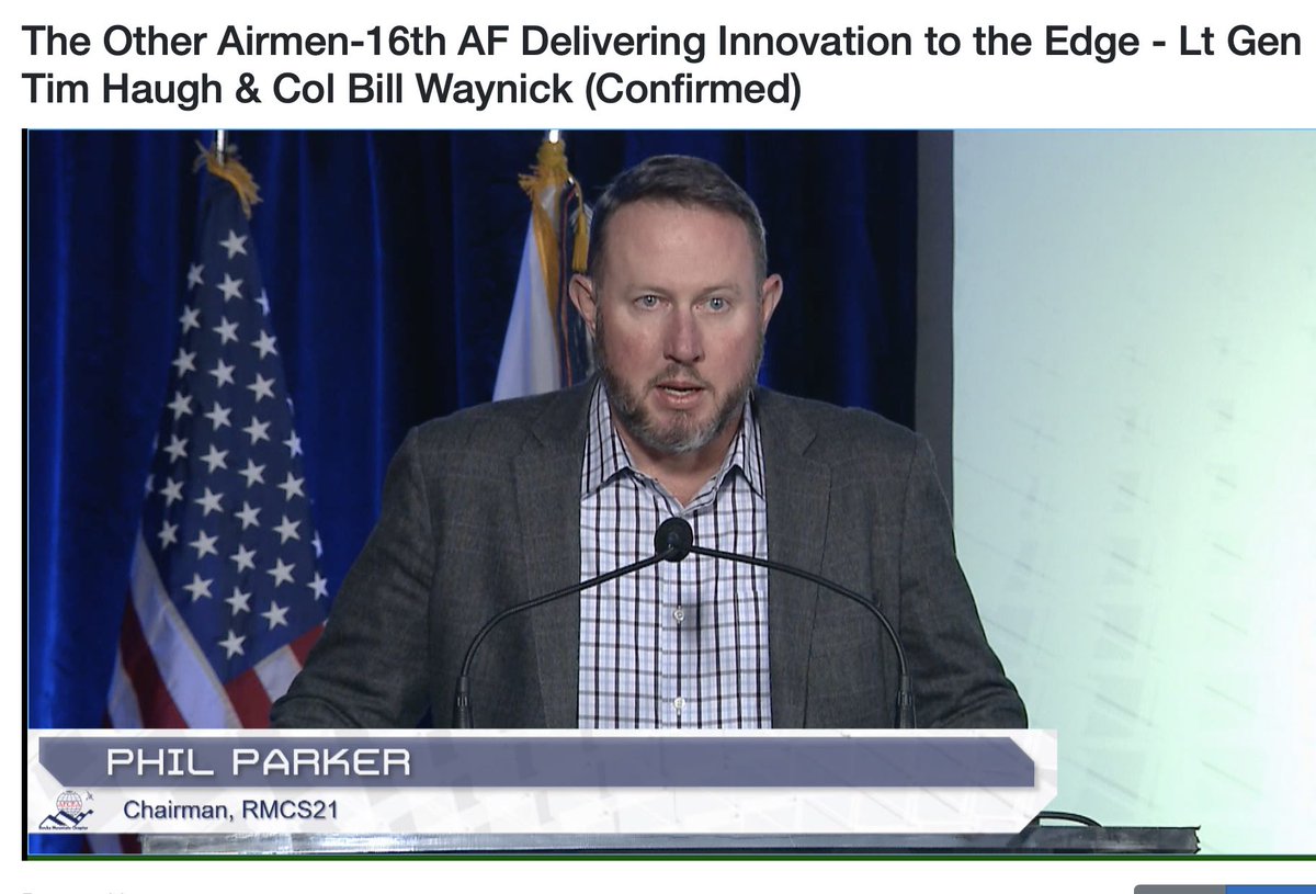 It's a wrap!  Conference Chairman Phil Parker and the RMCS Committee thank all the speakers and participants for attending our first virtual event.  See you next year at the Broadmoor! #RMCS21 #AFCEARMC