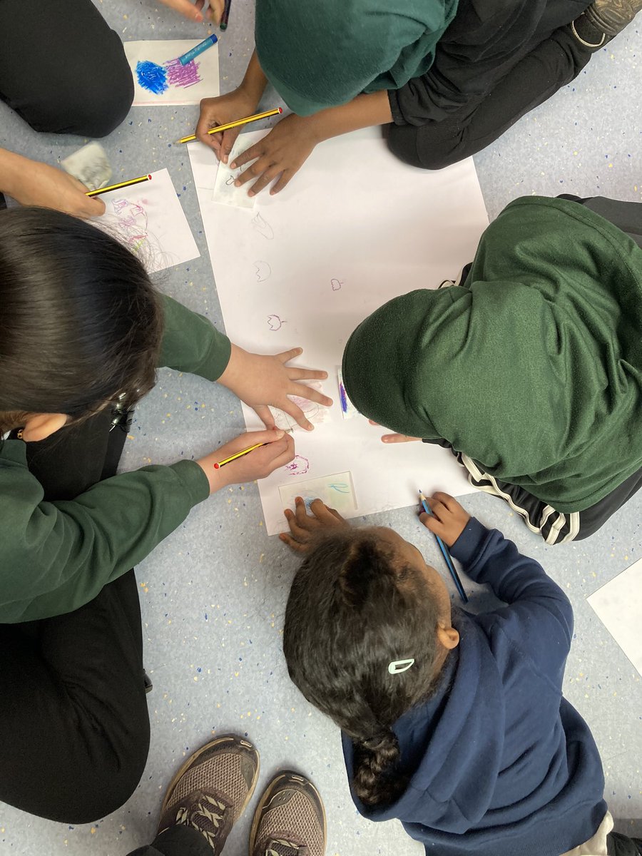 rgntparkschool's tweet photo. Year 5 learnt the art of mono printing using their theme of bluebells from Lost Words #caughtoutside https://t.co/jxD5GI4n2c