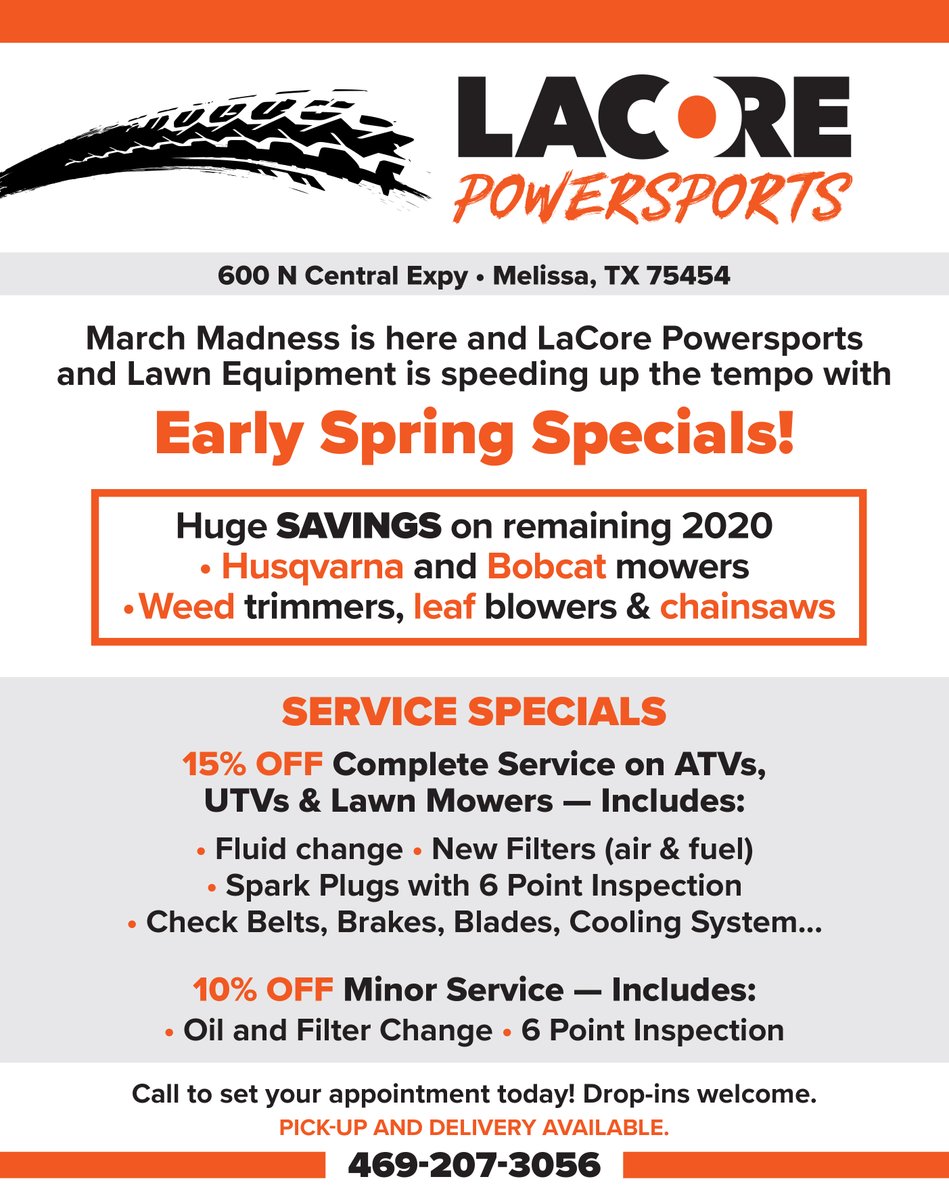 LACORE Powersports & Lawn Equipment (@lacorepowerspo1) on Twitter photo 
