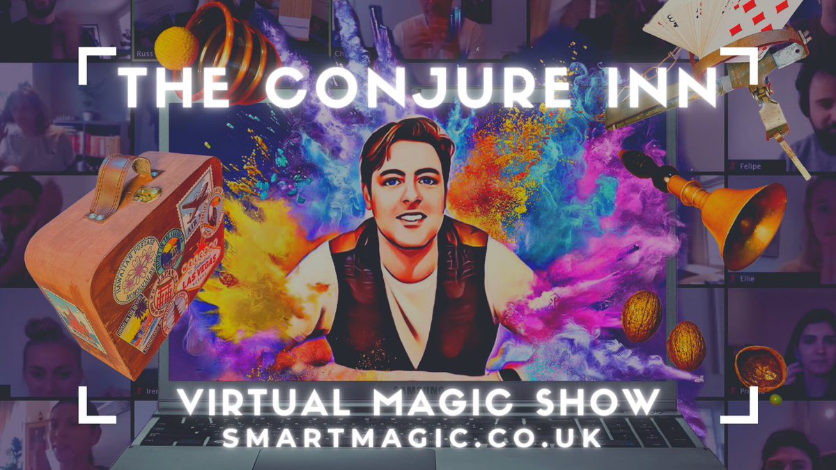 RussAppleby's tweet photo. #VirtualMagic #VirtualMagician
#Videocallmagician #VirtualMagicShow
#ZoomMagic #VirtualMagicShows
#thingstodoinlockdown #Zoom
#LockdownEntertainment
#Coronalockdown #SkypeMagician
#Facetimemagicshow #ZoomMagician https://t.co/SzLmnn6UHN