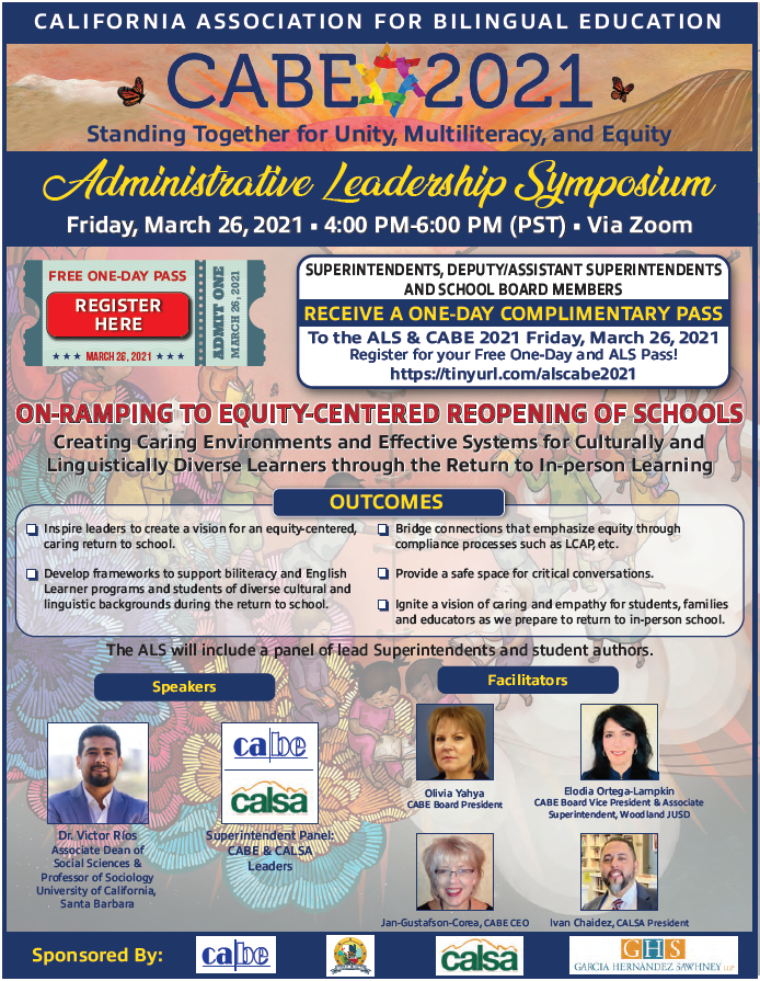 CABEBEBILINGUAL's tweet photo. Register for our CABE 2021 Administrative Leadership Symposium.
For more information click here: https://t.co/WoBWLeRWLh
.
.
.
#cabe #cabe2021 #cabevirtualconference #administrativeresources #adminresources https://t.co/TcWvK8aK1r