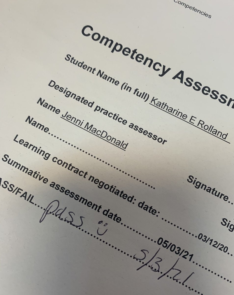#PASS 🎉 Signed off for conservative sharp debridement. One step closer to my masters! Thanks for all the support and mentoring <a href="/TheJenMacMethod/">Jenni Mac</a> #dreamteam #improvingpatientcare #keeplearning