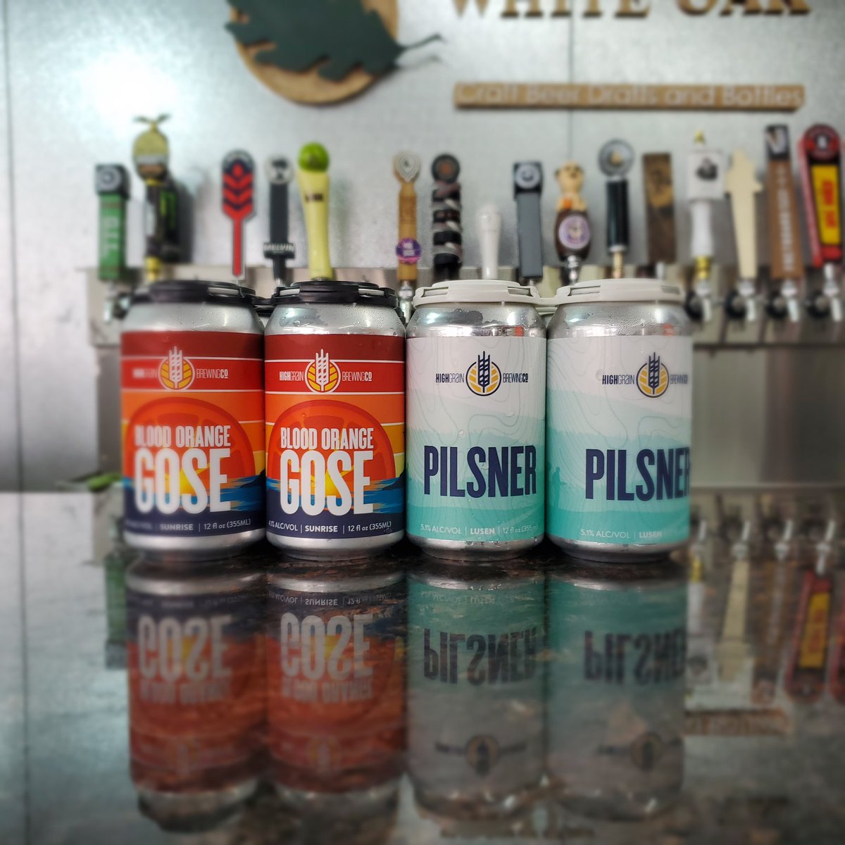 CheviotMarathon's tweet photo. New from @HighGrainBeer now carrying their Lusen Pilsner! And new is the refreshing Sunrise Blood Orange Gose! #Goses #HighGrain https://t.co/YhWEaLWMIg