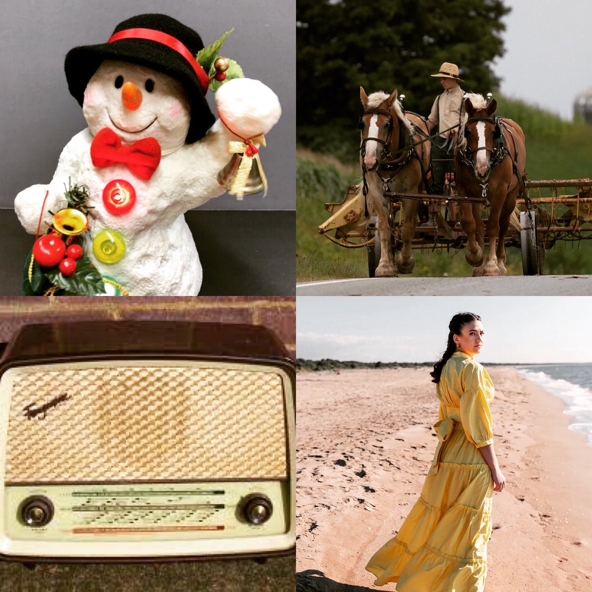 DebbieFiles's tweet photo. A drive back in time, a creepy frosty the snowman, a woman in a yellow dress and a haunted 50s radio feature in some of the stories in tonight’s episode of Deadly Debbie’s Creepy Files. 🖤 https://t.co/jtf4XStbbl