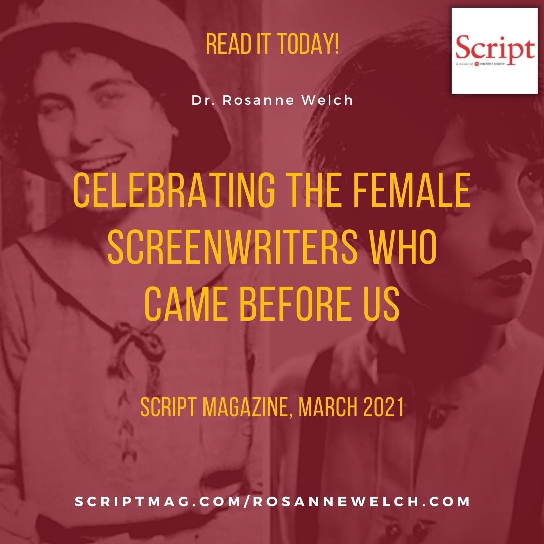 DrRosanneWelch's tweet photo. Celebrating the Female Screenwriters Who Came Before Us by Dr. Rosanne Welch โ Script Magazine, March 2021
https://t.co/f0FDOSqx12
#screenwriting #history #women #writing #movies #film #tv #television #education #column #article #script #scriptmagazine https://t.co/wF4bUCrNTE
