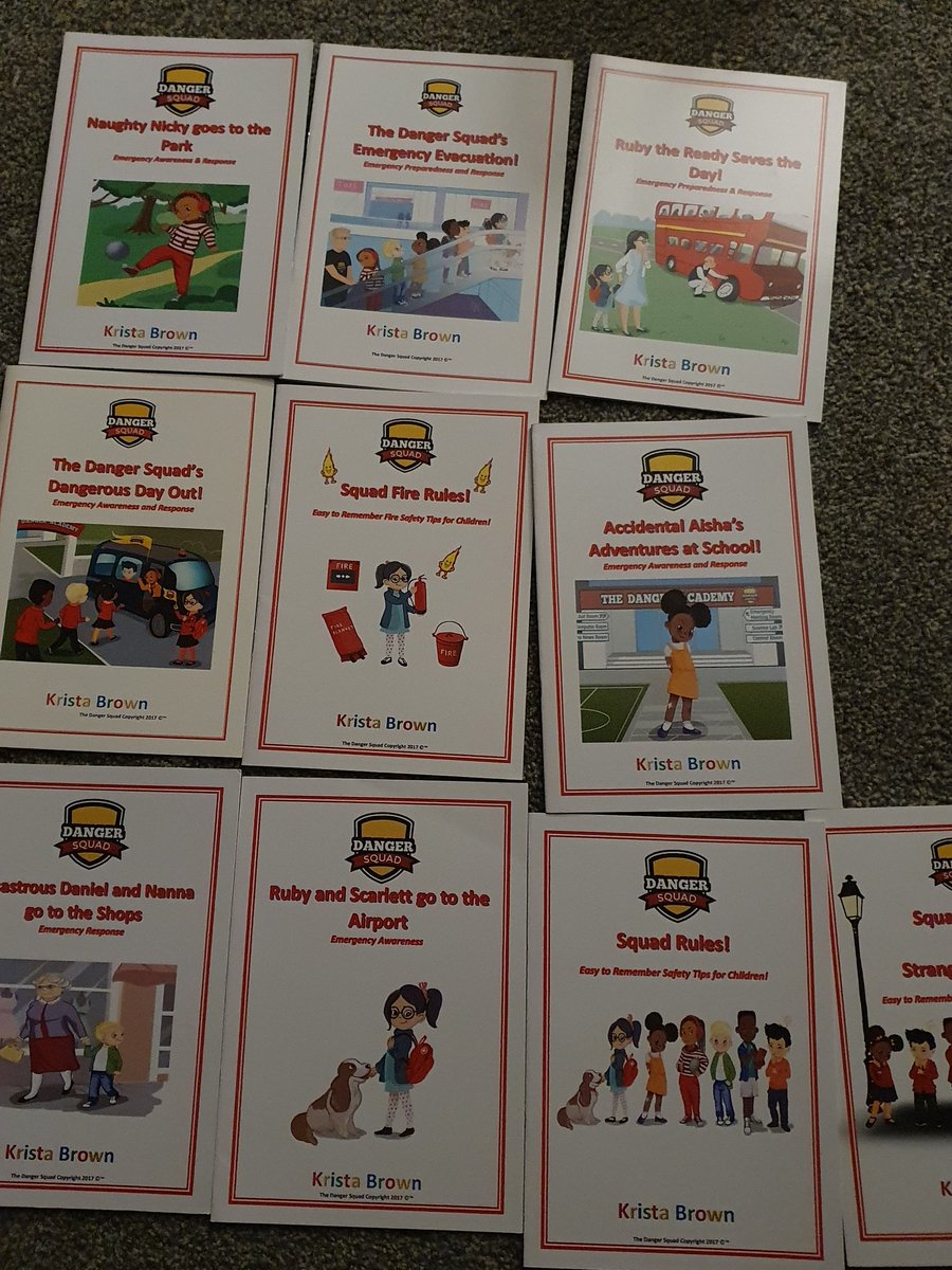 Raggy897's tweet photo. @TomFletcher anything to say about the fact you plagiarised a set of books by Krista Brown called The Danger Squad? 
You read her books and even said "they're bloody amazing" 
Pictures of the original then your stolen content. https://t.co/xNAPGBoeko