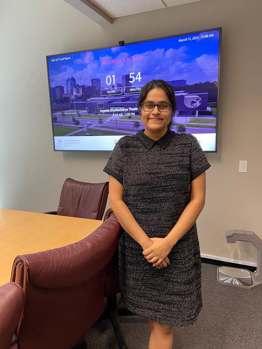 joy__geology's tweet photo. Hey Twitter World, please say hello to the newly minted Dr. Bhattacharya!

Also thankful to @yeunglab and @RiceEarthSci for supporting me and mentoring me all these years!

#AcademicTwitter #AcademicChatter #Phdone https://t.co/SCJsFdOBFD