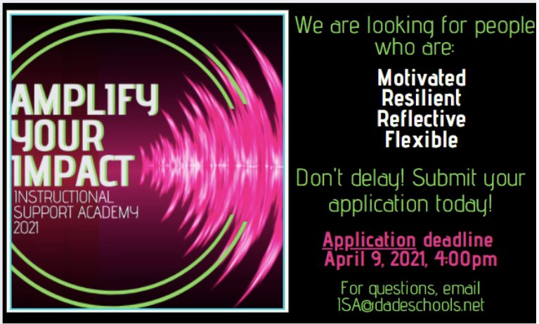 Ready to apply for ISA 2021? Use this link to apply: forms.office.com/Pages/Response… <a href="/SarahChatel5/">Sarah Chatel</a> <a href="/wowings/">Wes Owings</a> <a href="/IvetteKaige/">Ivette Kaige</a> <a href="/berniealonso/">Bernie</a> <a href="/IrmineButts/">Irmine Butts</a>