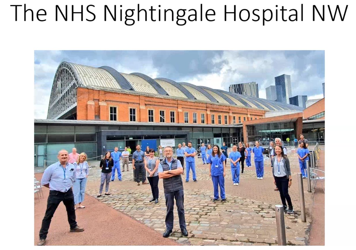 We currently have Prof Anthony Redmond, Chair of UK Med
and President of the World Association for Disaster and Emergency Medicine, speaking about setting up the Nightingale Hospital NW and his experience in organising field hospitals worldwide during various humanitarian crises!