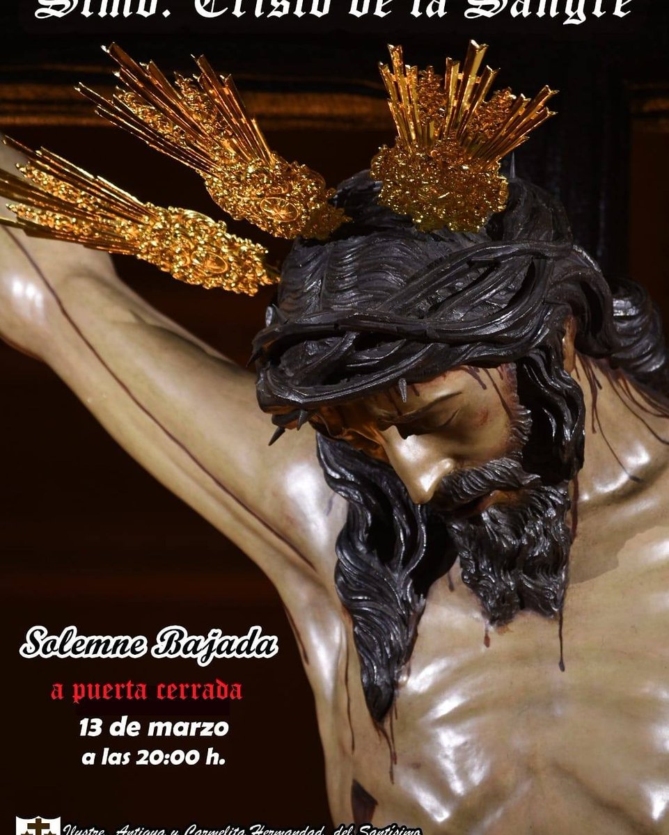 El sábado, nuestro Cuarteto de Cuerdas estará en la popular y Solemne Bajada del Stmo. Cristo de la Sangre de nuestra querida Hdad Cristo De La Sangre Gibraleón.
Este año el acto se realizará a puerta cerrada.
Muy agradecidos a la Hermandad.
Iglesia del Carmen.
20:00 h.

#Golgota