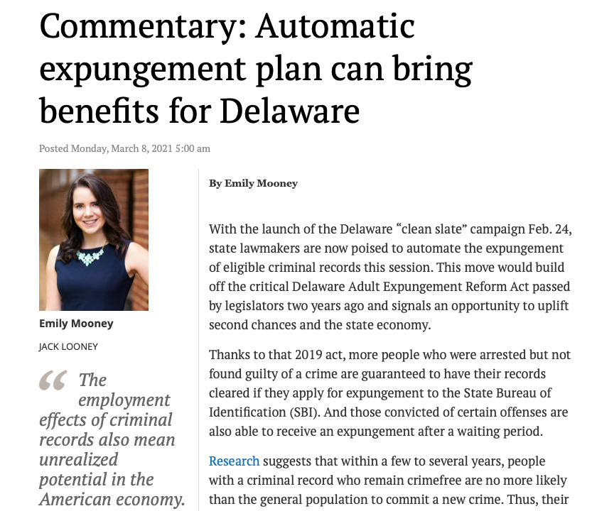 Screenshot of commentary piece that the link in the post takes you to.