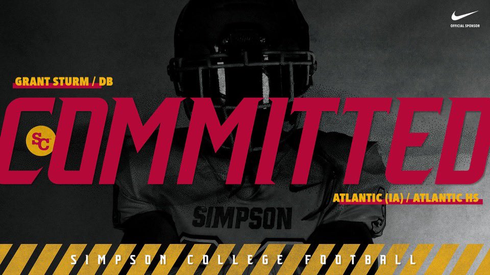 grant_sturm's tweet photo. I am very excited to announce that I will be continuing my academic, football, and baseball career at Simpson College!  #GoStorm @scstormfootball @jeter_m @Coach_Love8 @StormBaseballSC @NathanRoling https://t.co/XMSK7IYGdJ