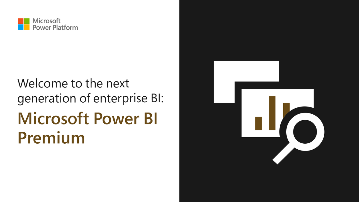 MSPowerBI's tweet photo. You asked, we listened. Starting April 2, #PowerBI Premium will be available at the per-user level, making it more accessible to small-and medium-sized businesses: https://t.co/aXGlaW3420 https://t.co/1tGOzURjj3