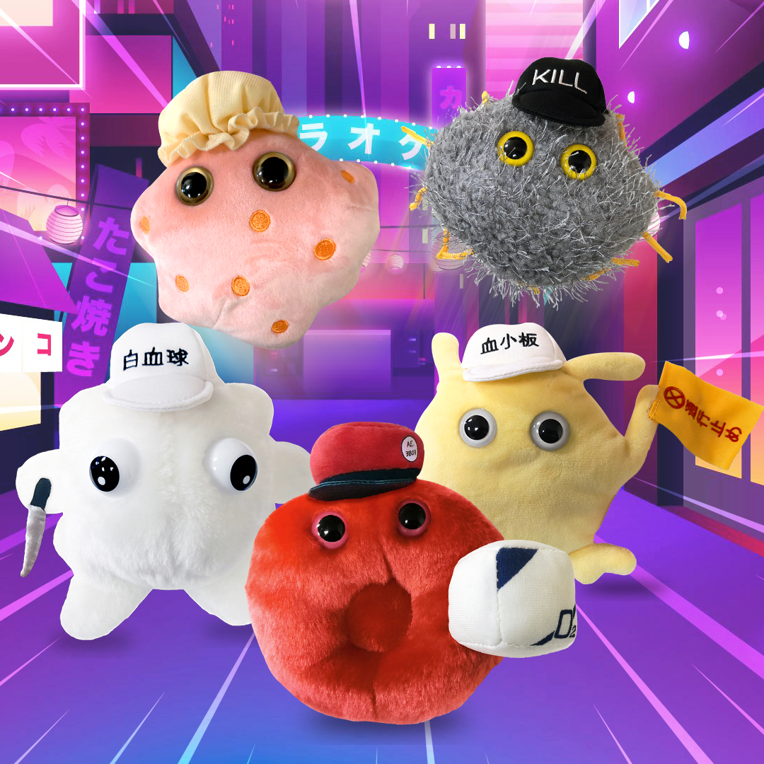 GIANTmicrobes's tweet photo. Discover our exciting collaboration with the highly acclaimed Anime series #CellsatWork!. These plushies will bring your favorite characters like #RedBloodCell, #KillerTCell, #WhiteBloodCell & others to life right before your eyes.
https://t.co/6MdR9NarAq
#GIANTmicrobes #microbes https://t.co/1sR089vIwo