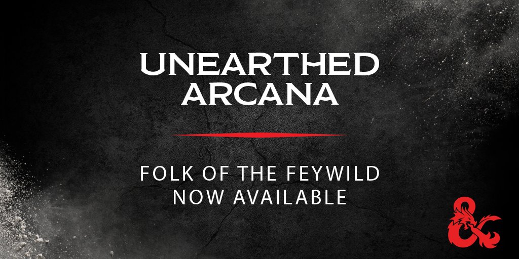 Arquivo de Tradução Unearthed Arcana Folk of the Feywild - Joga o D20