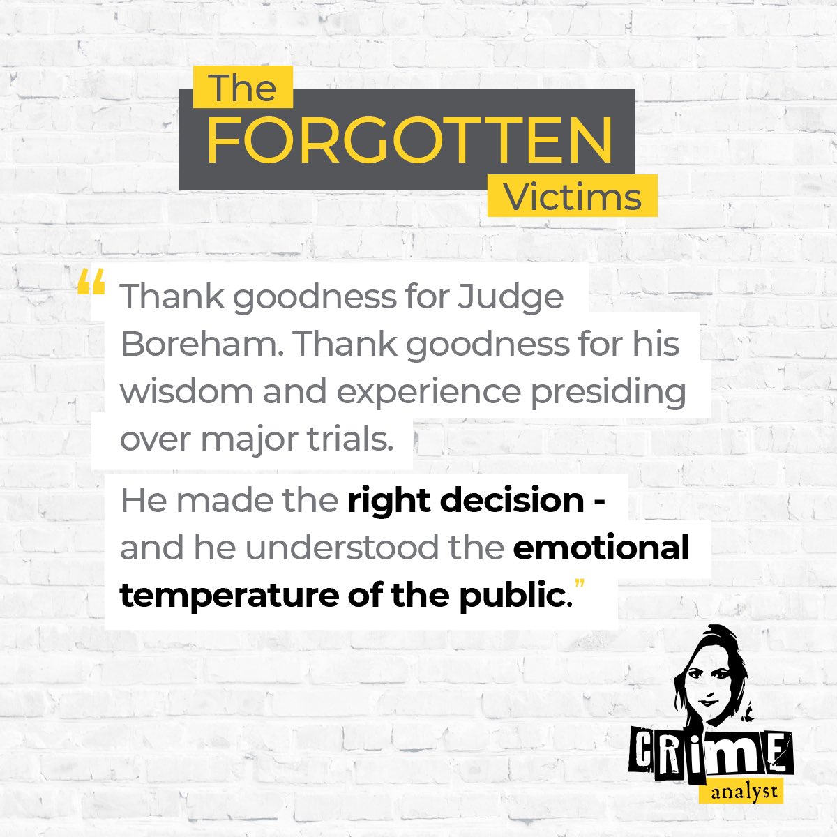 The trial, so many twists &amp; turns.... Listen to Ep #9 &amp; #10 (drops tomorrow, Friday 12 March) The Forgotten Victims 🎧✅ crime-analyst.com/episodes/  #TrueCrime #Podcast #TheForgottenVictims #CrimeAnalyst