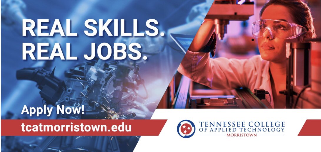 Have you seen our new billboard located on Morris Blvd? We are so proud of our campus? Real Skills. Real Jobs. <a href="/tcatmorristown/">TCATMorristown</a>.edu
