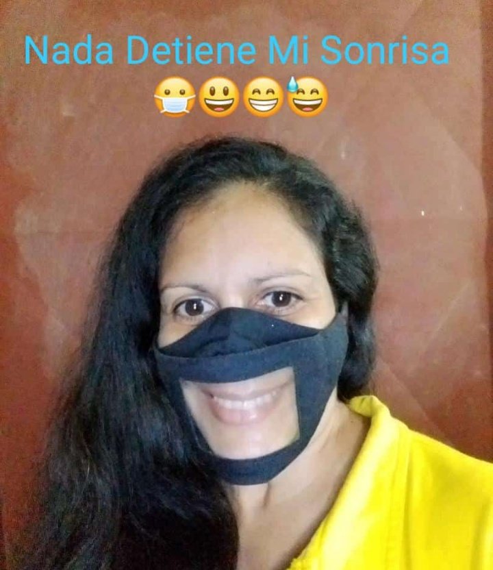 Con fuerza de voluntad, nada es imposible. A pesar de la pandemia y del tapabocas, nada detiene mi sonrisa #SonrieConmigo