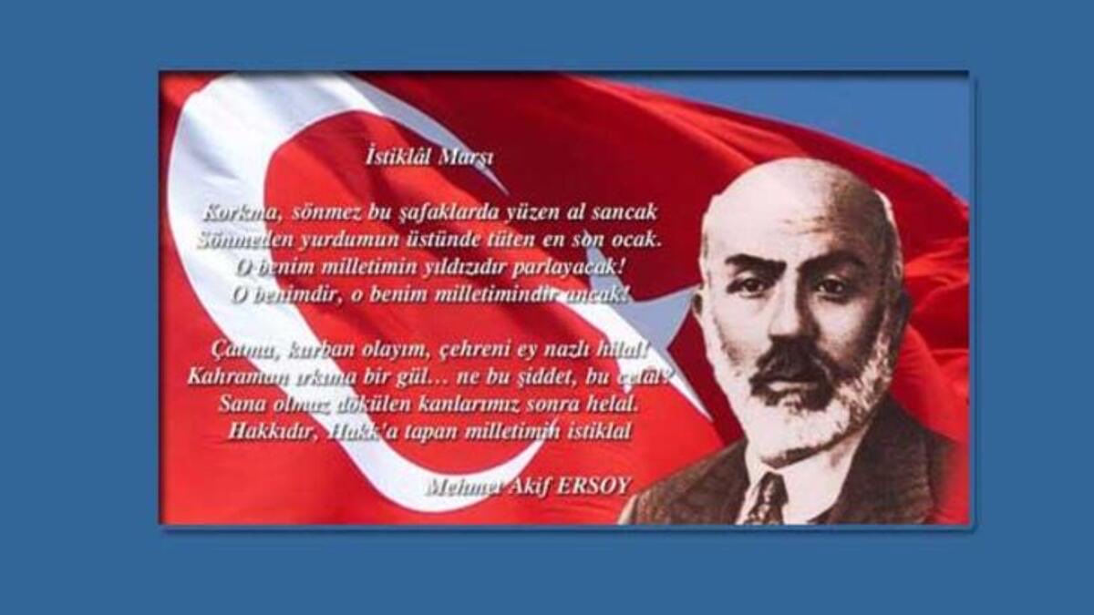 12 Mart 1921'de TBMM'de kabul edilen İSTİKLAL MARŞIMIZI bizlere kazandıran büyük dava adamı Mehmet Akif ERSOY'u rahmet ve minnetle anıyoruz.  #İstiklalMarşı   #MehmetAkifErsoy