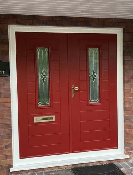 A nice set of composite French doors that we have recently installed. @EnduranceDoors