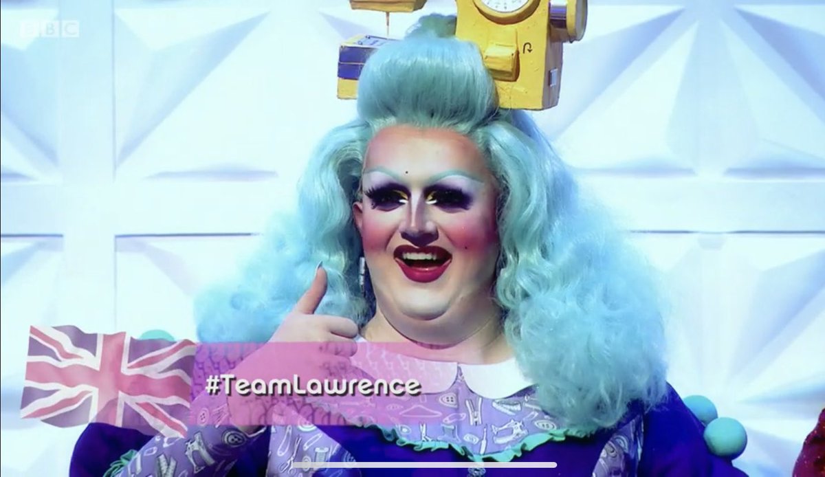 Was there ever any question💜💜? #TeamLawrence #DragRaceUK