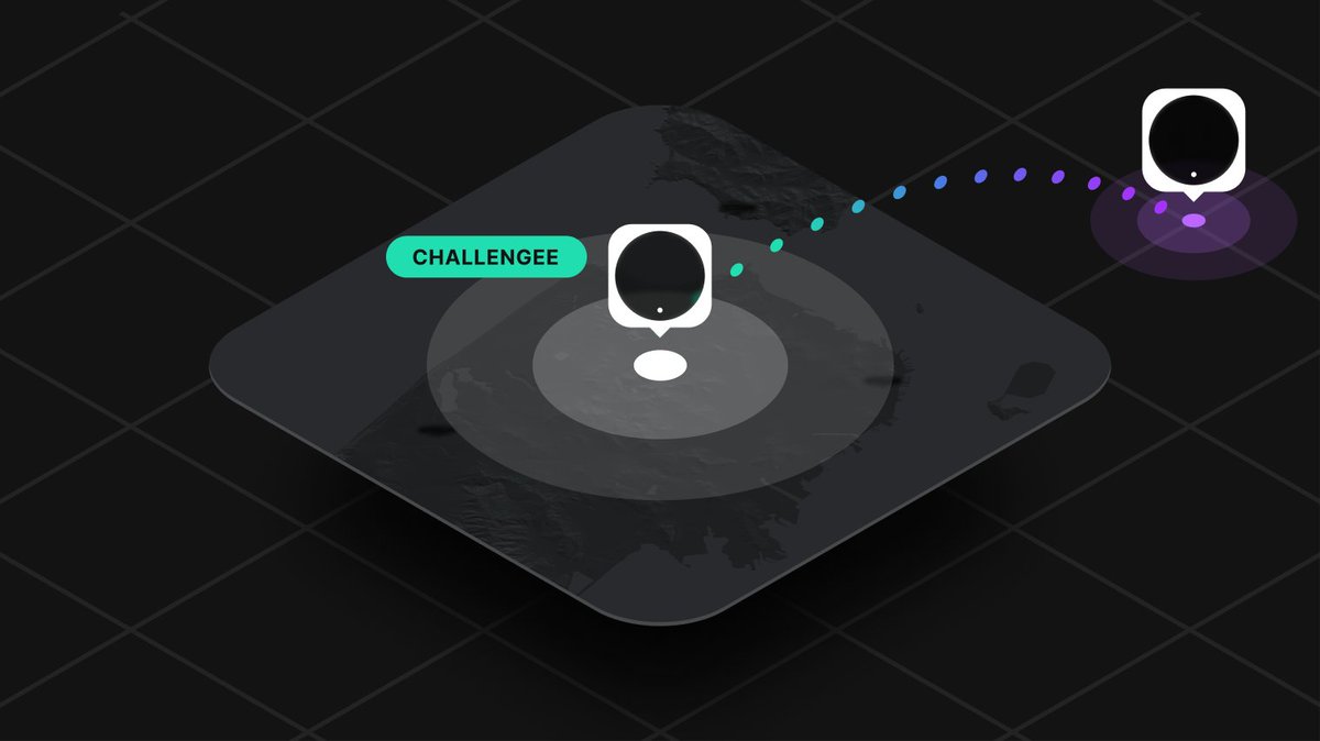Transmitters, also called the "Challengee," are the target of the PoC Challenge and are responsible for transmitting (or "beaconing") Challenge packets to nearby Hotspots.