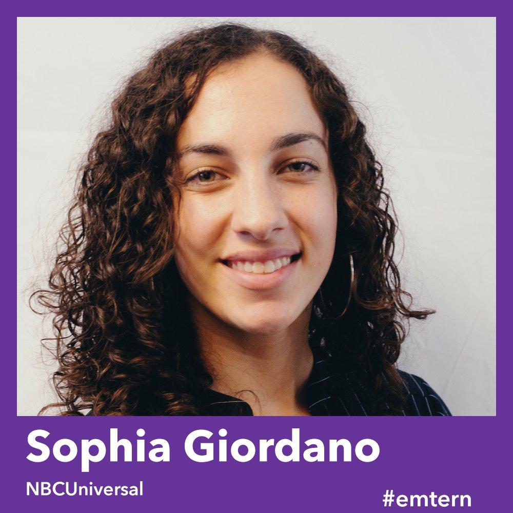 ECCareerDev's tweet image. Meet current #emterns Sophia Giordano '21 and Zenebou Sylla '22 in our latest internship spotlight! Learn more about Sophia and Zenebou's remote internships with NBCUniversal as we cover how they found their roles, their current assignments, and more: bit.ly/nbc-emtern