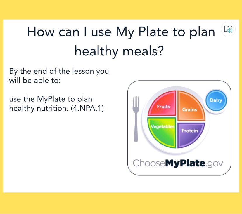 Remote students <a href="/MoreheadStars/">Morehead Elementary School Stars</a> are learning about healthy nutiriton and how to make healthy decisions using @MyPlate. Today, students were able to share their favorite food group and give an example! 🥬🍇🧀🥩🥖 @PEfowlerRocks10 <a href="/judyfowler/">Judy A. Fowler, Ph.D.</a> <a href="/GCShealthandpe/">GCS Health and PE</a>