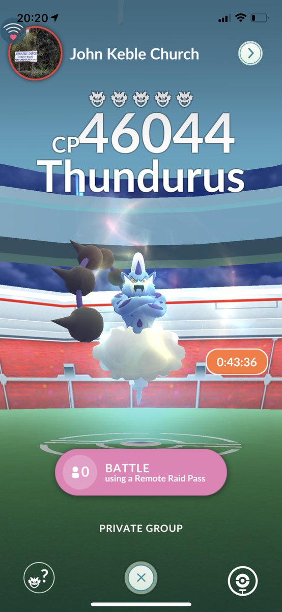 Sam99171472's tweet photo. thundurus raid now level 35+. 6310 3412 4827 #PokemonGoRaids https://t.co/riyZVAwDoy