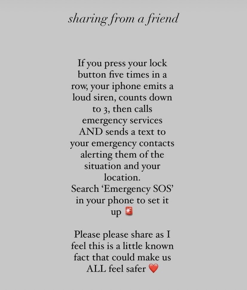 sinadabasia's tweet image. iPhone Emergency SOS set up - add more than one emergency contact. 
Please RT #EmergencySOS