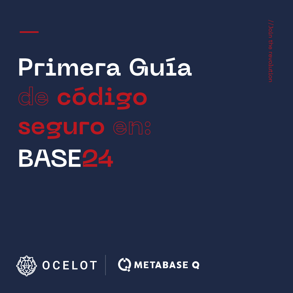 En la actualidad los sistemas de medios de pago se están enfrentando a una realidad en constante cambio, Ocelot de Metabase Q, desarrolló la primera guía para desarrollo en el entorno BASE24. Más información: metabaseq.com/recursos/guia-… #MetabaseQ #Cibernoticias #Cybernews