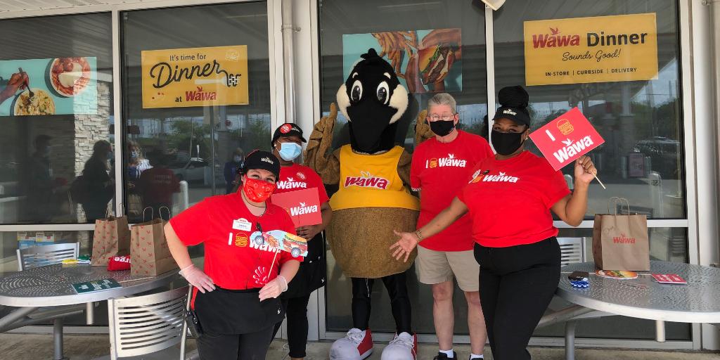 Wawa's tweet photo. We've got a new regular 😎 Congrats to Doug R. from Florida for winning our free 🍔 for a year contest. https://t.co/ZQQ7BvIrjA