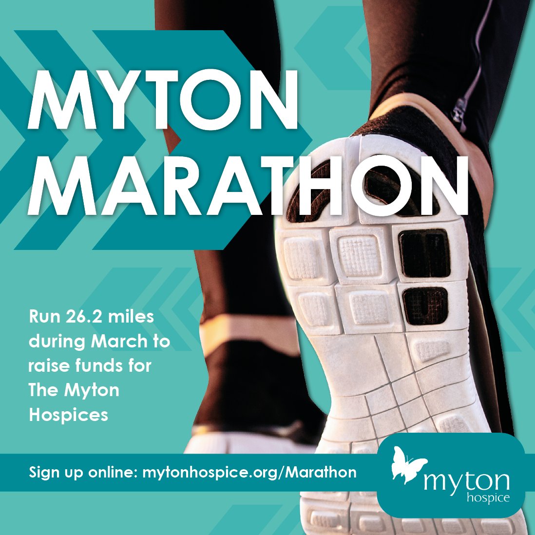 🏃 MYTON MARATHON 🏃 

If 2020 has taught us anything, it was that this pandemic is most certainly a marathon and not a sprint. 

👉 Could you go the distance and run 26.2 miles during the month of March to support The Myton Hospices? #CovHour

▶️ buff.ly/3tQGPf5 ◀️
